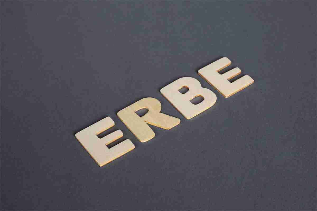 Erbe Aufschrift